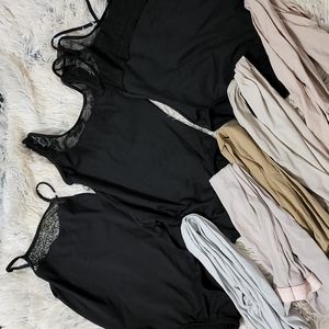 Girls 7/8 Dance Practice Bundle - 3 leotards, 5 used tights, plus 1 New pair